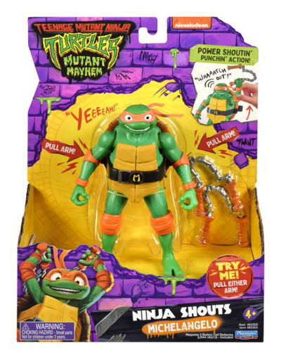 Picture of Teenage Mutant Ninja Turtles Movie Ninja Shouts Michelangelo